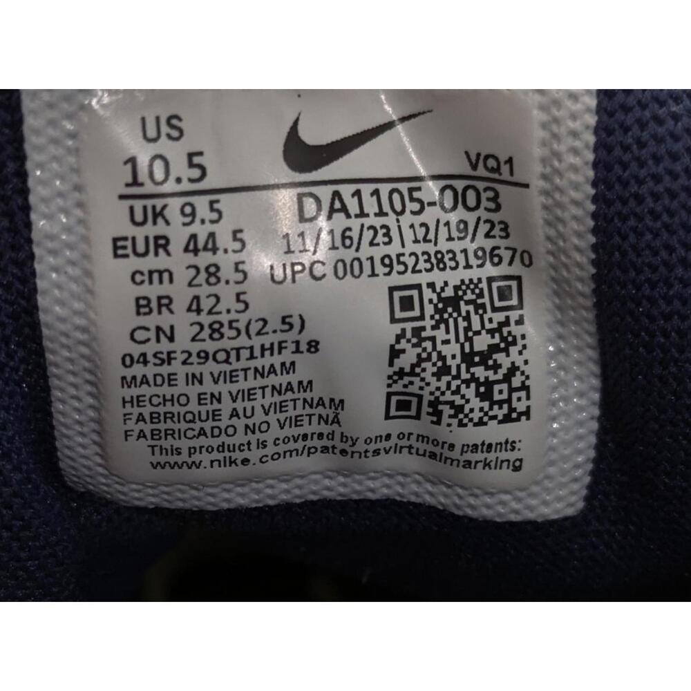 Mens Nike Quest 4 Gray Volt Green Comfort Running Shoes DA1105-003 Size 10.5 - Picture 7 of 7